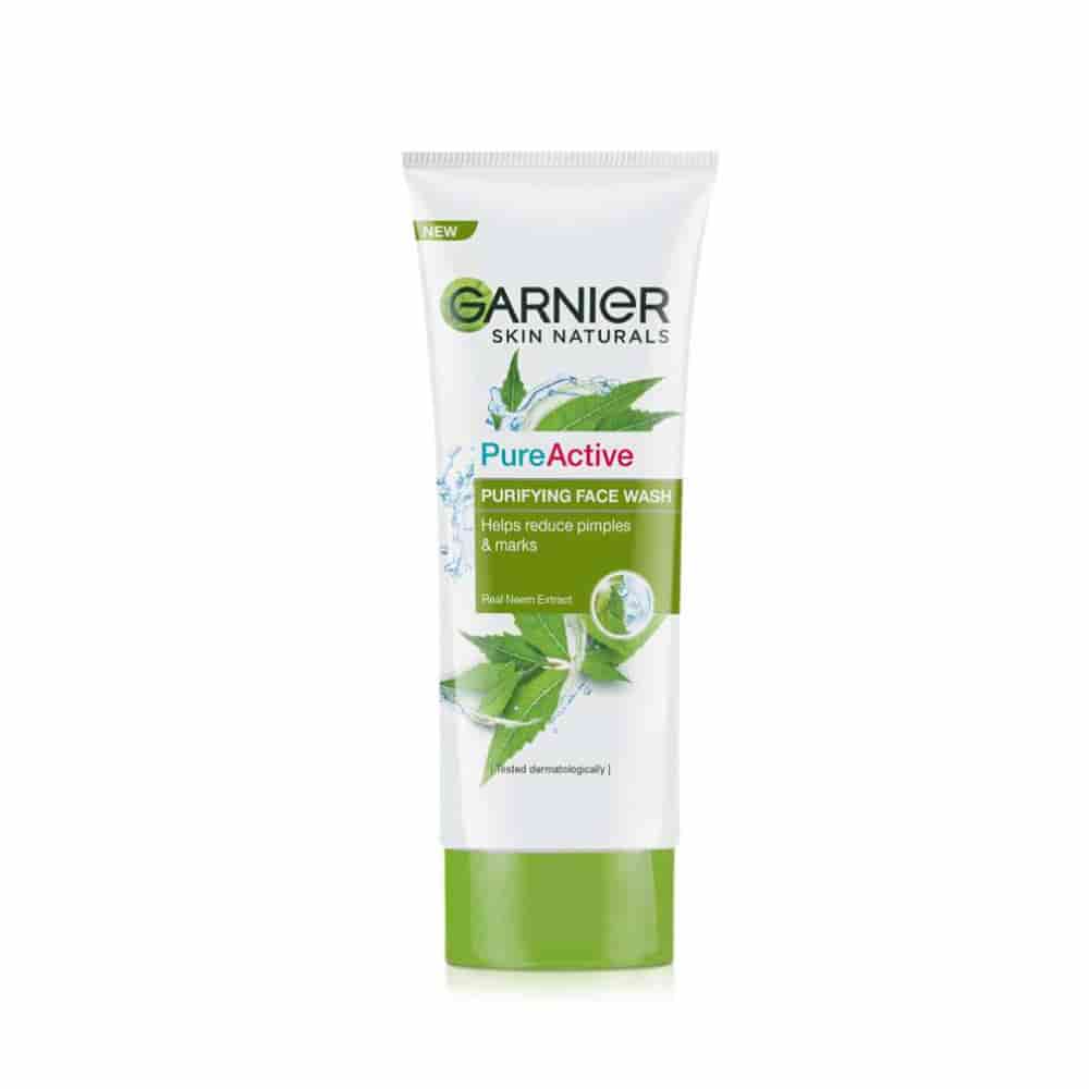 Garnier-Skin-Active-Pure-Active-Neem-Purifying-Face-Wash,-For-Normal-To-Oily-Skin,-100ml