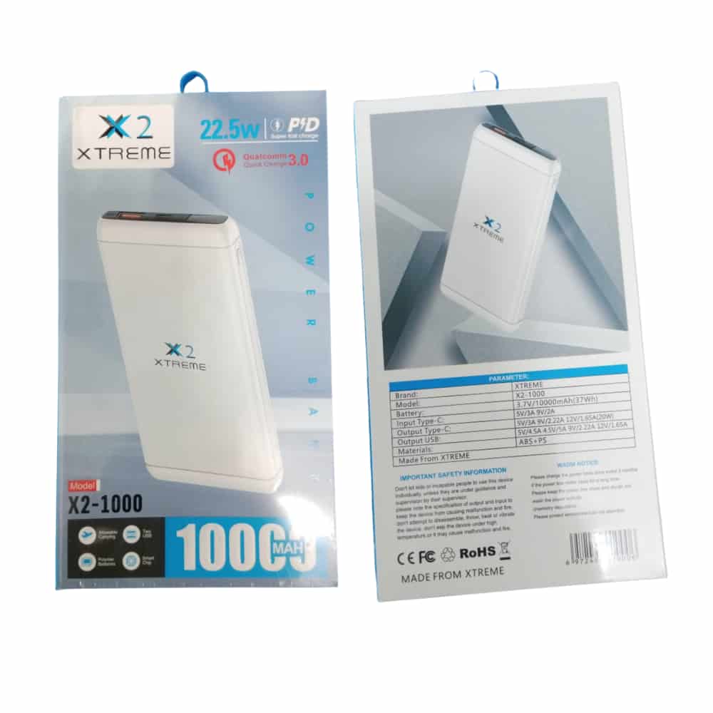 power bank, PD 20W, fast charging, portable charger, dual USB, 10000mAh, Type-C (2)